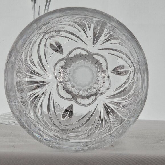 Cristal D'Arques Madrigal Water Goblet Glasses 8.5" set/4 fan cut crystal ribbed - Picture 7 of 9